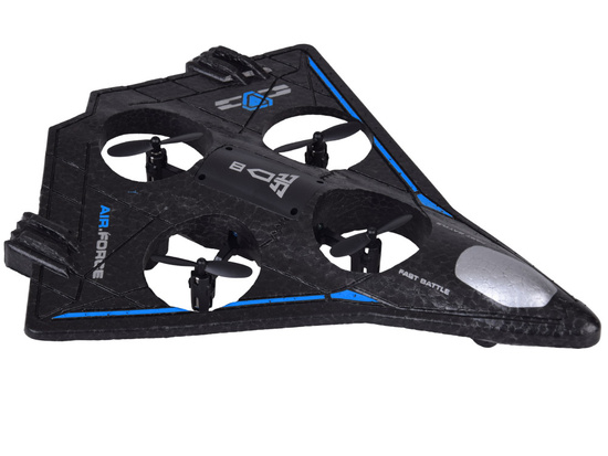 Remote Controlled Lightweight Drone with LED Effects and 360° Stunts RC0751