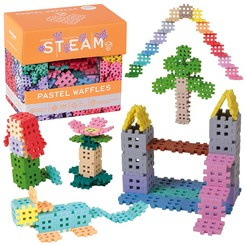 Waffle mini blocks - Pastel 300 pieces ZA4895