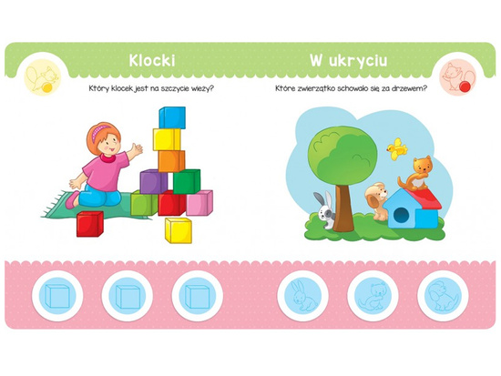 Axiom Quiz for a 2-Year-Old with a Squirrel. Sticker Game and Knowledge Test KS1134