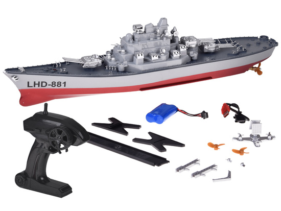 Remote Controlled Huge Ship BATTLESHIP LHD-881 Scale 1:390 RC0736