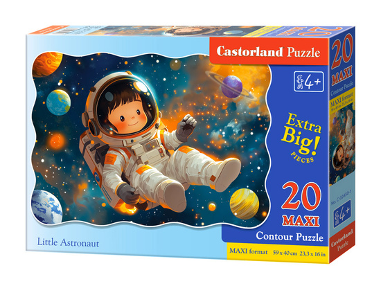Puzzle 20-elementów MAXI Little Astronaut  C-02450