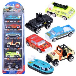 Set of 6 mix vehicles, metal cars ZA3505