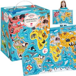 CzuCzu Animals World Map 60 pcs. ZA4163