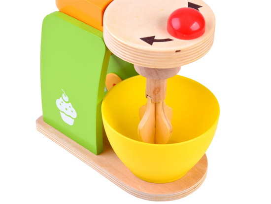 Colorful WOODEN MIXER for children Toy Small household appliances kitchen ZA4118