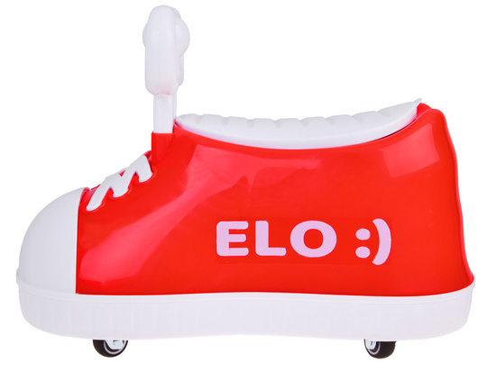 Red SNEAKER Elo :) - RIDE ON shoe Super-rotating + music SP0813