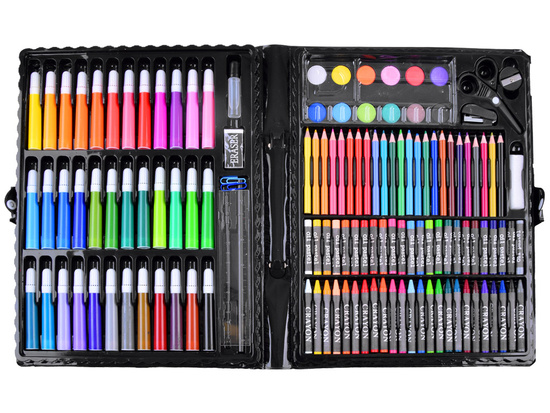 Art set in a case 150el, pencil case ZA3889