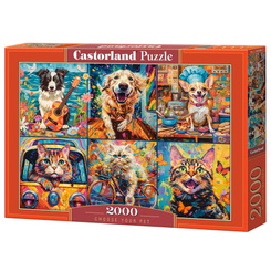 Puzzle 2000 elementów Choose Your Pet 