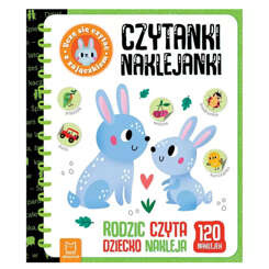 Aksjomat Książeczka do nauki czytania Czytanki-naklejanki Uczę się czytać z Zajączkiem KS0905