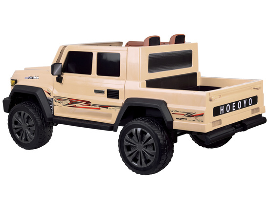 Duże auto  PICKUP na akumulator elektryczne dla dzieci 2os 4x4 paka PA0329
