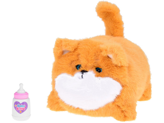 Interactive ginger dog PULPET - barks and moves his eyes records voice + bottle ZA5479