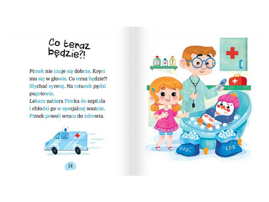 Aksjomat Uczę się czytać. Wakacje pingwinka. Duże litery i podział na sylaby KS0985