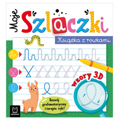 Aksjomat Moje Szlaczki. Książka z rowkami. Wzory 3D KS1030