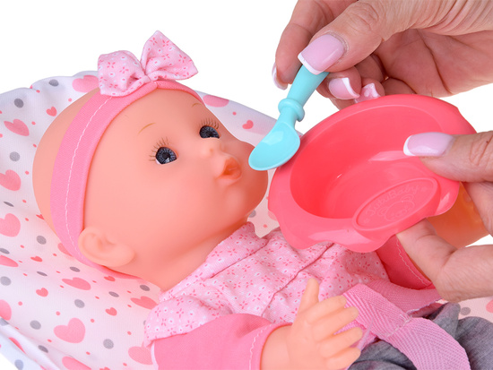 Deluxe Baby Doll Set with Stroller, Crib, Play Mat and Accessories – 17 pcs ZA5916