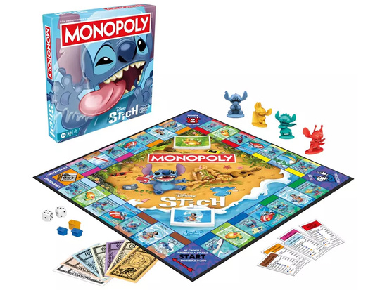 Hasbro Monopoly Board Game: Stitch (Polish Edition) GR0823