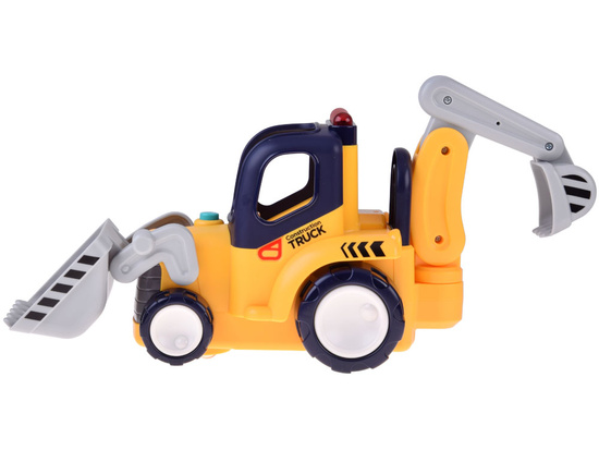 Remote-controlled construction vehicle BULLDOZER-EXCAVATOR Sound + lights ZA5669