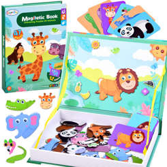 Magnetic puzzle book ANIMALS ZOO ZA3768