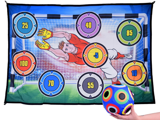 Shooting Wall Game Set + Light Up Soccer Ball ZA5599
