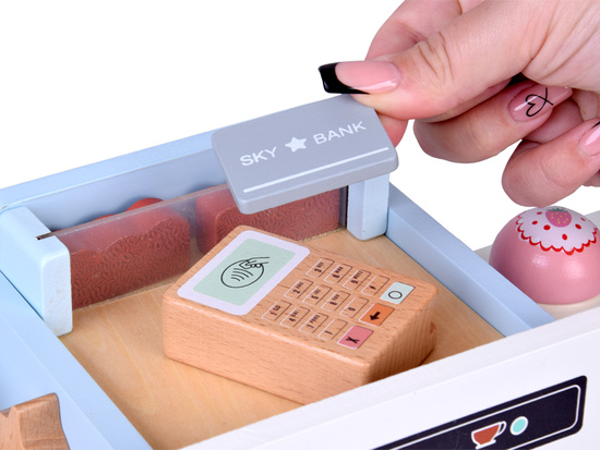 Drewniana Kawiarnia Lodziarnia – Zestaw Zabawowy z Desery Lody ZA5937