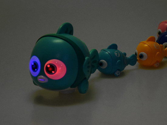 Interactive FISH FAMILY Set + fishing rod and magnet fishing ZA6016