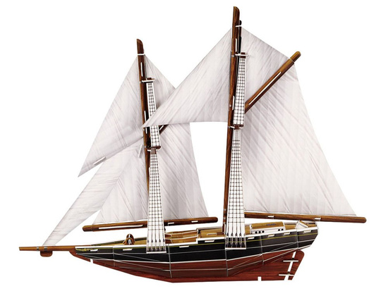 3D Puzzle ship sailing ship BLUENOSE 80 ele ZA2906