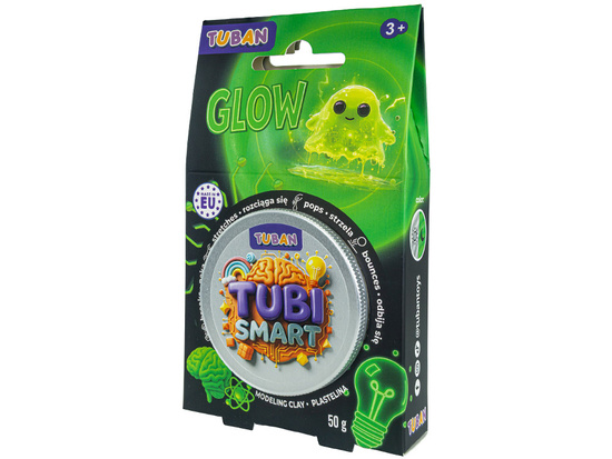 Tubi Smart sensory clay Glow stretches, shoots, bounces ZA6128