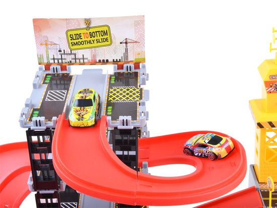 2-in-1 set Parking, construction site of the excavator car ZA3206
