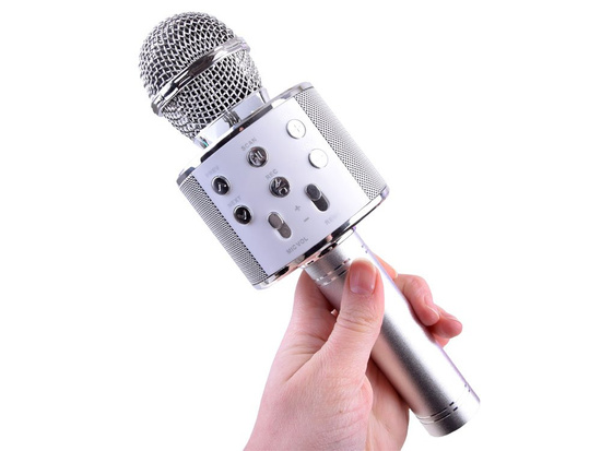 Mikrofon bezprzewodowy karaoke głośnik modulacja głosu bluetooth IN0136