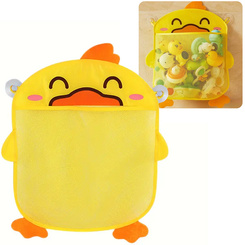 Bath toy net organizer container yellow duck ZA5927