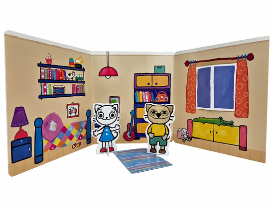 Media Family Kitty Cat's House - the first 3D activity book KS1238