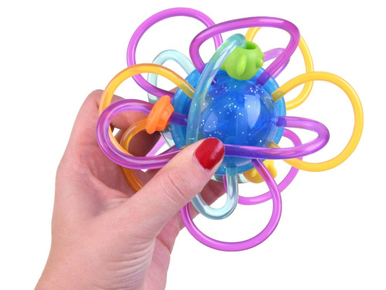 Sensory teether for a baby, rattle ZA2377