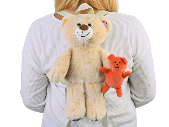 Adorable Teddy Bear Backpack – Plush Backpack with Adjustable Straps ZA5683