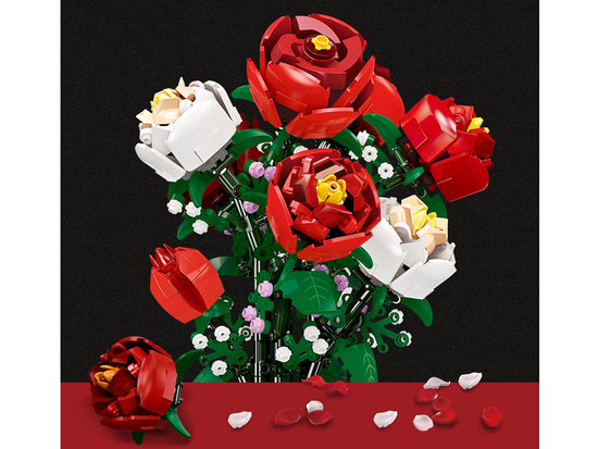 Construction Blocks – Bouquet of Roses 818 pieces ZA5760