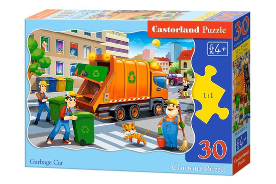 Puzzle 30 pieces Garbage Car