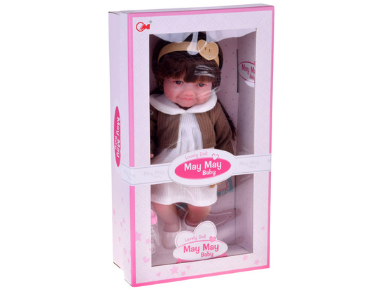 Lovely Tosia doll made of soft rubber, long hair, dress, 30 cm ZA5832