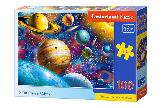 Puzzle 100 pieces Solar System Odyssey