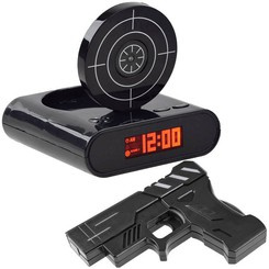 Alarm clock with a gun with a shield game ZA2486