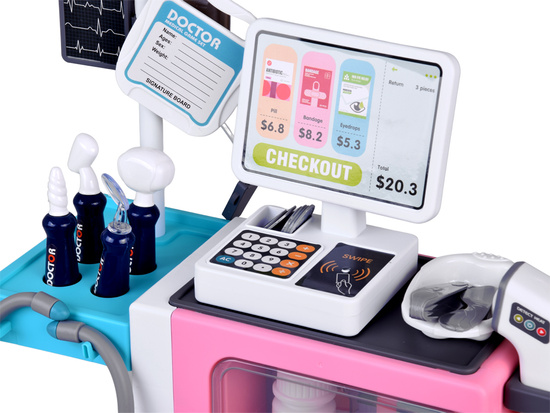 Small doctor large health center clinic pharmacy doctor hospital ZA6011