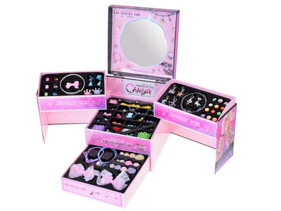 Foldable jewelry box beads DIY hair ornaments ZA5732