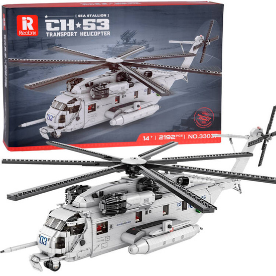 Technical blocks transport helicopter CH53 2192-pieces ZA5303