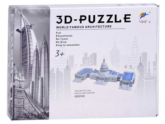 The Capitol Hill 3D Puzzle 132-pieces 3D Puzzle ZA5400