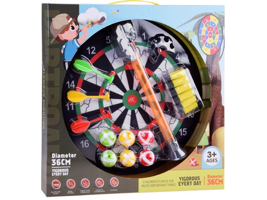 Velcro shield darts cartridges balls game SP0727