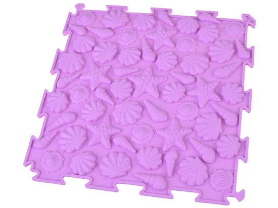 Rubber PUZZLE sensory mat, 8 pieces - development and fun ZA5862