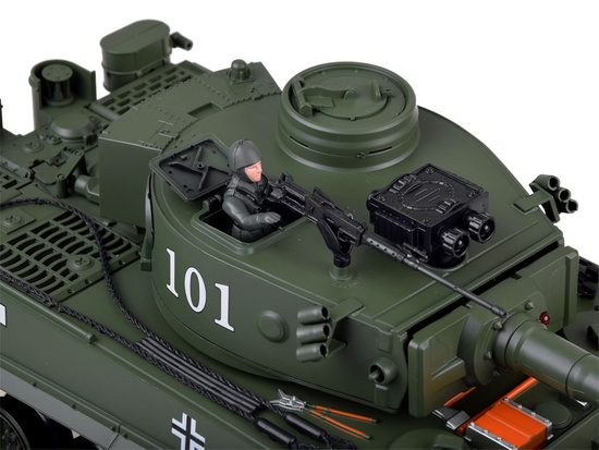 REALISTIC GERMAN TIGER TANK SHOOTS RC0252ZI