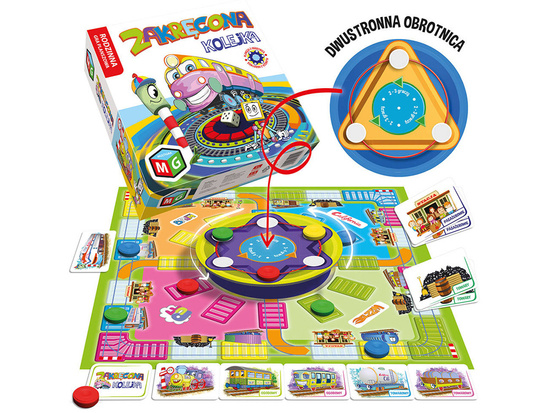 Multigra Rodzinna gra planszowa - Zakręcona kolejka GR0567