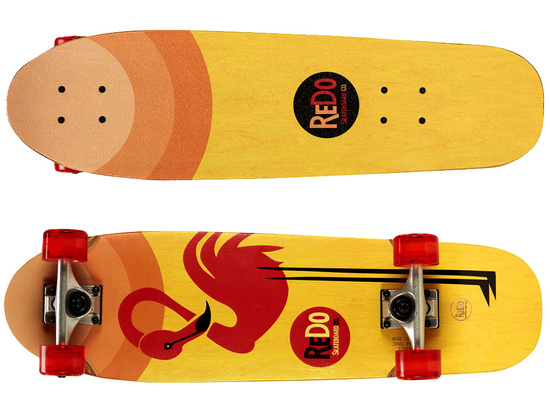 Wooden Skateboard ReDo Flaming 100kg SP0742