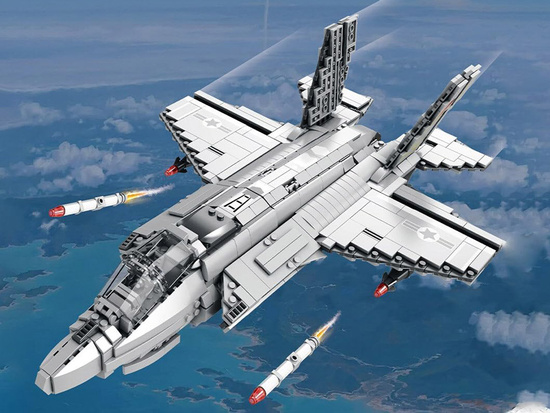 Klocki techniczne amerykański myśliwiec F-35 Lighting II 1600ele ZA5799