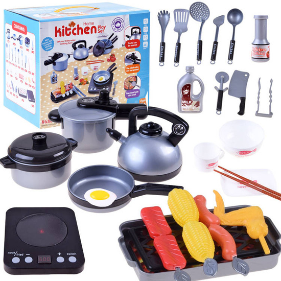 Electric Cooker girl accessories + pots ZA3113