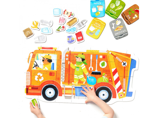 CzuCzu Moto puzzle Garbage truck 26 pieces 2+ ZA6104