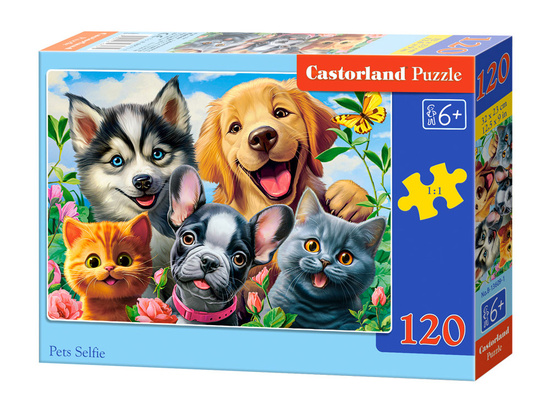 Puzzle 120-piece Pets Selfie B-13609-1