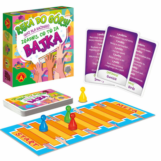 Alexander Kieszonkowa gra planszowa Quiz ręka do góry! Zgadnij co to za Bajka GR0652